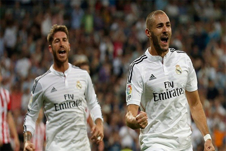 كريم بنزيما وسيرخيو راموس