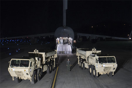 The South Korea-US alliance decision to install a Terminal High Altitude Area Defense
