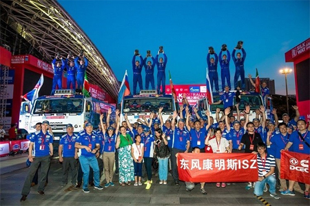 تتويج فريق كاماز ماستر الروسي برالي طريق الحرير