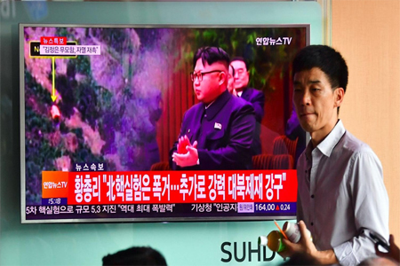 North Korea said on Saturday that firing its rockets at the US mainland was “inevitable”.