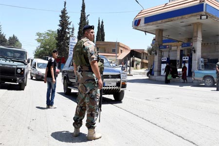 Lebanese police forces.