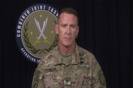 المتحدث باسم التحالف الكولونيل ريان ديلون