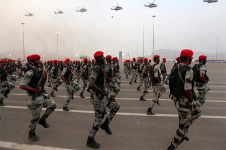 Members of Saudi security forces