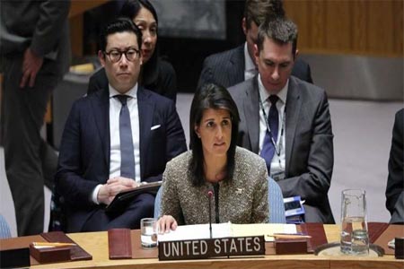 السفيرة الأمريكية لدى الأمم المتحدة نيكي هايلي
