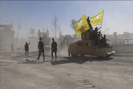 مشهد من عمليات ضد داعش