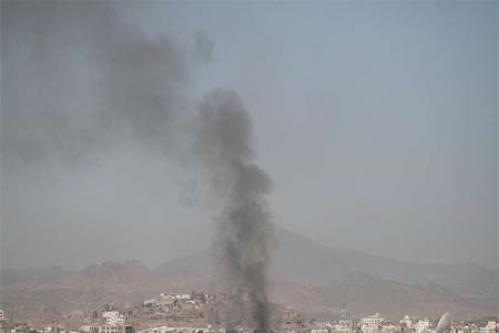 غارة للتحالف على صنعاء