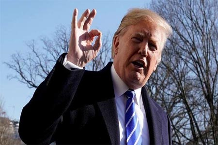 الرئيس الأمريكي دونالد ترامب