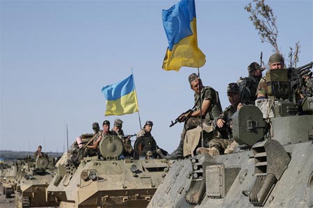 Ukrainian servicemen