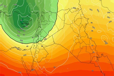 منخفض جوي آخر مرتقب نهاية الاسبوع الحالي
