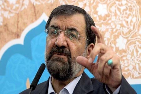 رئيس مجمع تشخيص مصلحة النظام في إيران محسن رضائي