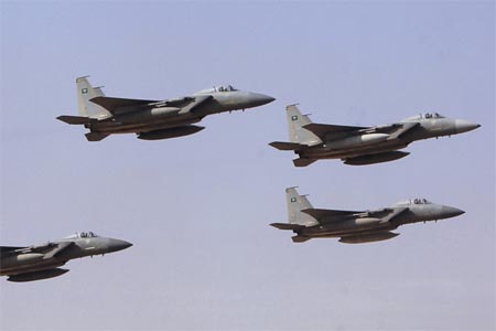 Royal Saudi Air Force jets.