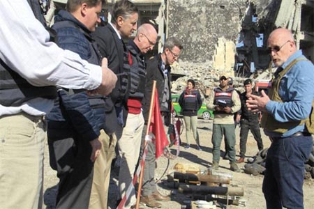 مهمة لبرنامج undp ومسؤولين ألمان لنزع الألغام في العراق (أرشيفية)