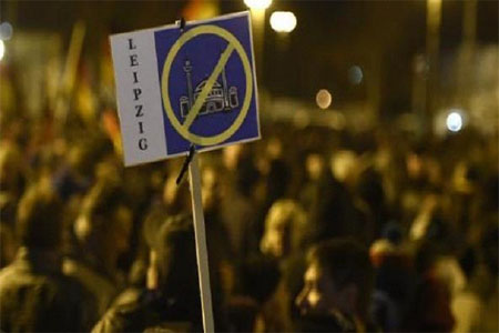 إحدى المظاهرات المعادية للإسلام