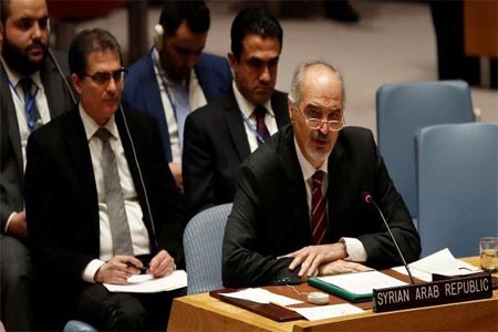 مندوب سوريا الدائم لدى الأمم المتحدة بشار الجعفري