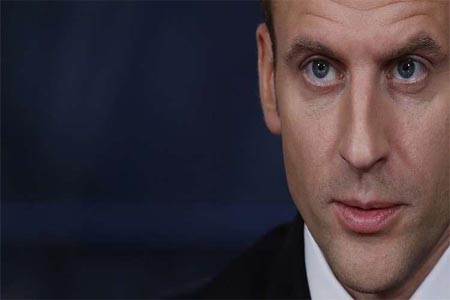 الرئيس الفرنسي إيمانويل ماكرون