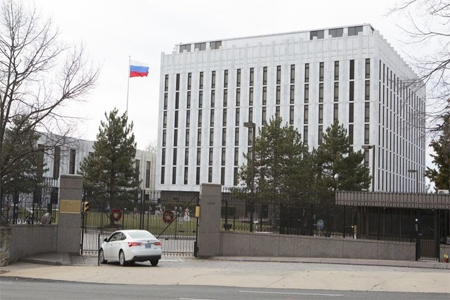 The Russian Embassy in Washington DC.