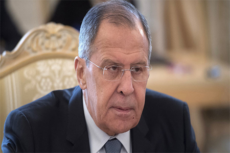 Russian Foreign Minister Sergey Lavrov.