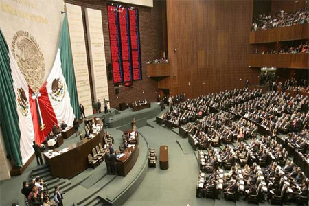 جلسة لمجلس الشيوخ المكسيكي
