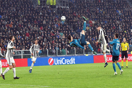 هدف رونالدو الرائع في مرمى يوفنتوس