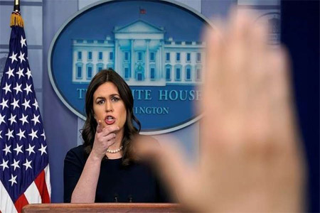 المتحدثة باسم البيت الأبيض سارة ساندرز