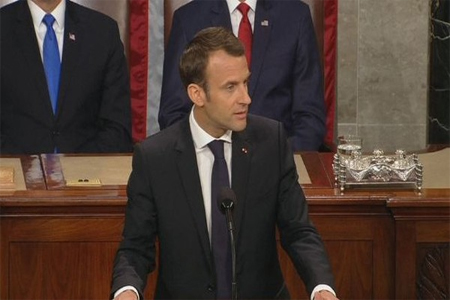 الرئيس الفرنسي إيمانويل ماكرون