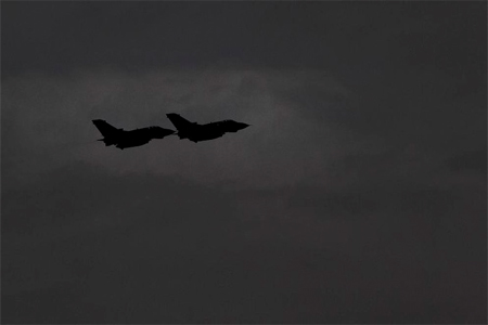 The strike targeted a position used by the commanders of the group, south of the town of Deshaisha.