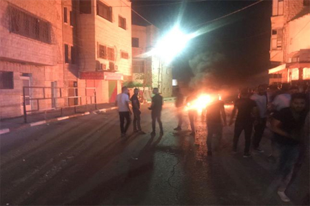 جانب من المواجهات