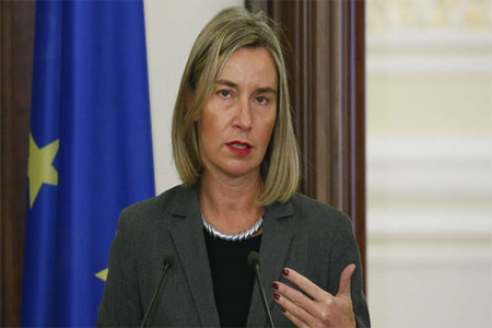 رئيسة الدبلوماسية الأوروبية، فيديريكا موغيريني