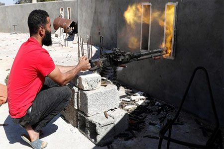 نشرت القوات الصور على صفحة الفيسبوك الرسمية "بركان الغضب"