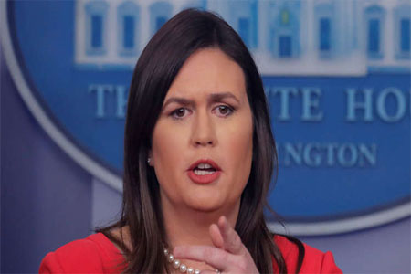 المتحدثة باسم البيت الأبيض سارة ساندرز