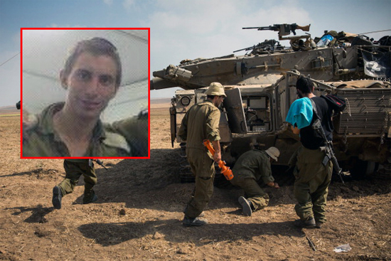الضابط غولدن أُسر خلال العدوان الأخير وهو على قيد الحياة