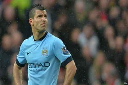 أغويرو سجل أول أهداف السيتي