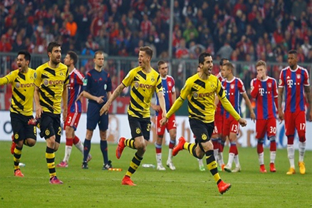 دورتموند يهزم البايرن في نصف نهائي كأس ألمانيا