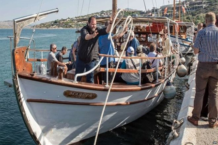  The flotilla is the latest in a series of attempts by activists to breach Israel's naval blockade of Hamas-run Gaza