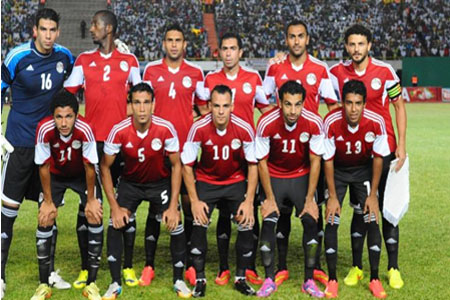 المنتخب المصري حقق فوزه الثاني على التوالي وتصدر المجموعة السابعة (غيتي)