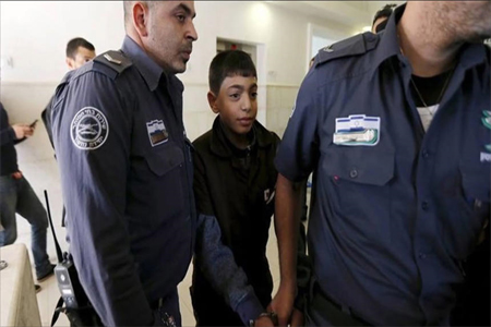 الطفل معاوية علقم أصغر أسير في سجون الاحتلال