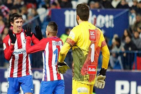 أتلتيكو مدريد يهزم غيخويلو في كأس الملك