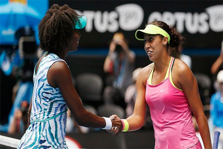 ماديسون كيز تتطيح بمواطنتها فينوس وليامز