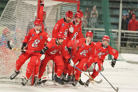 المنتخب الروسي لرياضة "باندي"