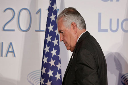 US Secretary of State Rex Tillerson