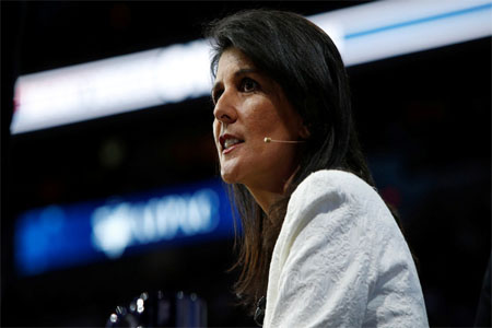U.S. Ambassador to the United Nations NIkki Haley
