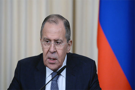 Russian Foreign Minister Sergey Lavrov.