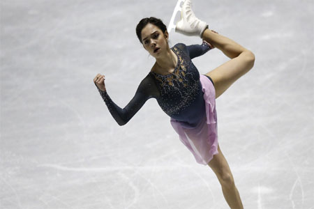 المتزلجة الروسية يفغينيا مدفيدفا