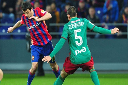 تسيسكا موسكو يهزم لوكوموتيف موسكو